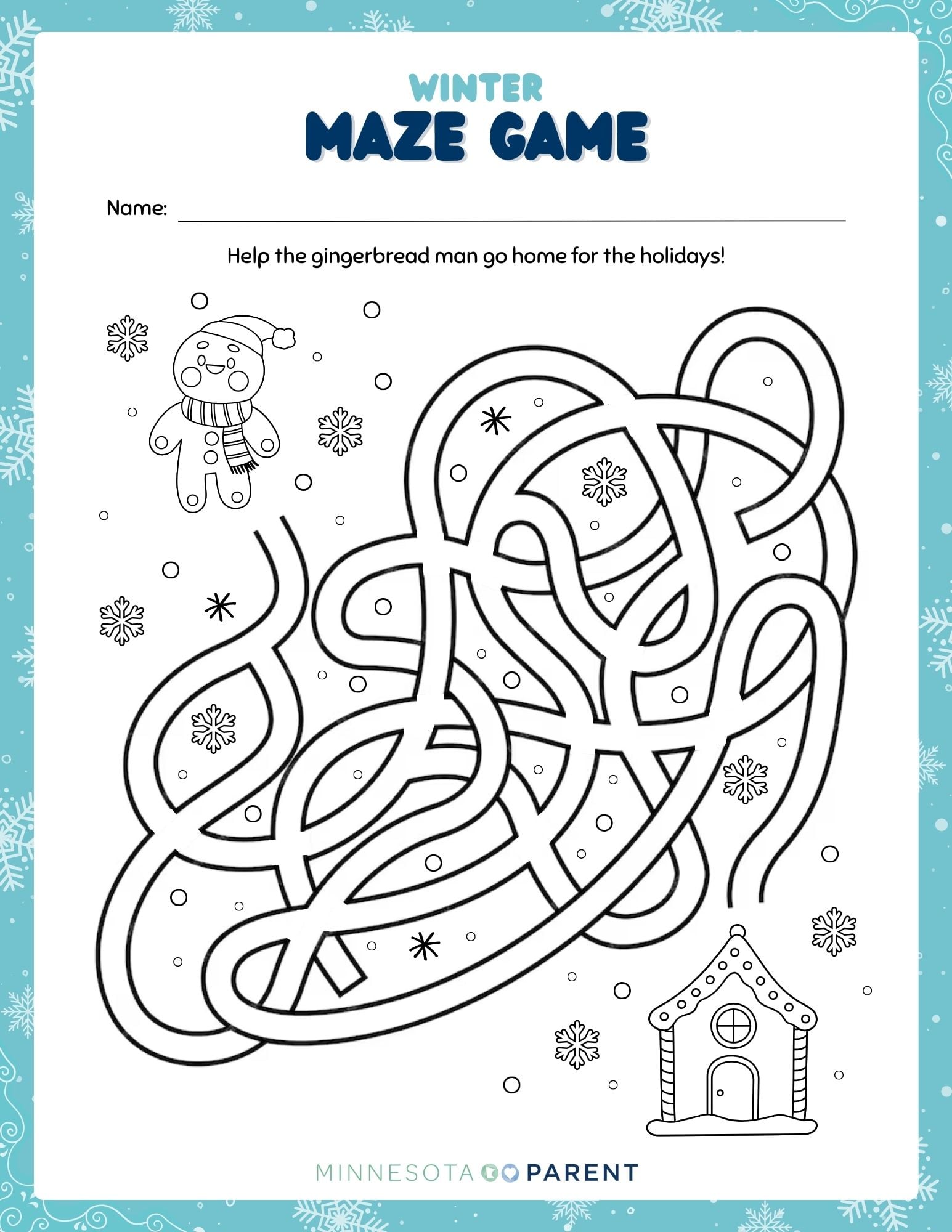 free winter printables and activity pages for kids - minnesota parent